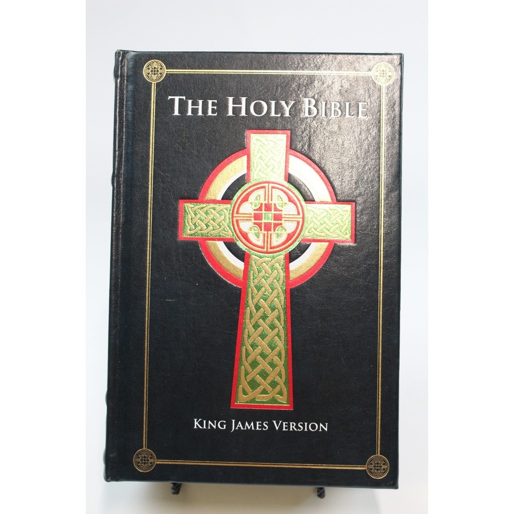 The Holy Bible Illustrated KJV Canterbury Classics Leather Bound Gold Edge HC - Picture 2 of 9
